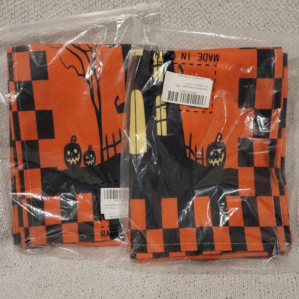 2 Halloween Table Runners